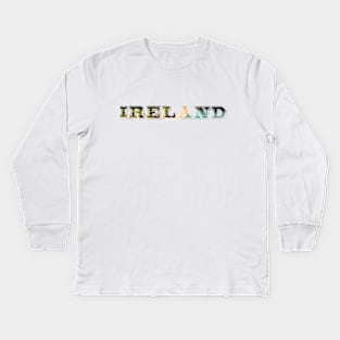 Love Ireland Travel T-shirt Kids Long Sleeve T-Shirt